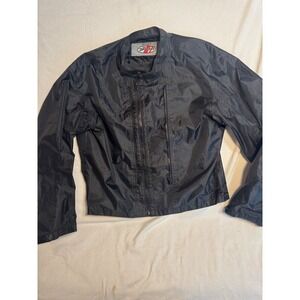 Joe Rocket Mens Black Polyester Moto Jacket Liner Full Zip Snap Collar Size L